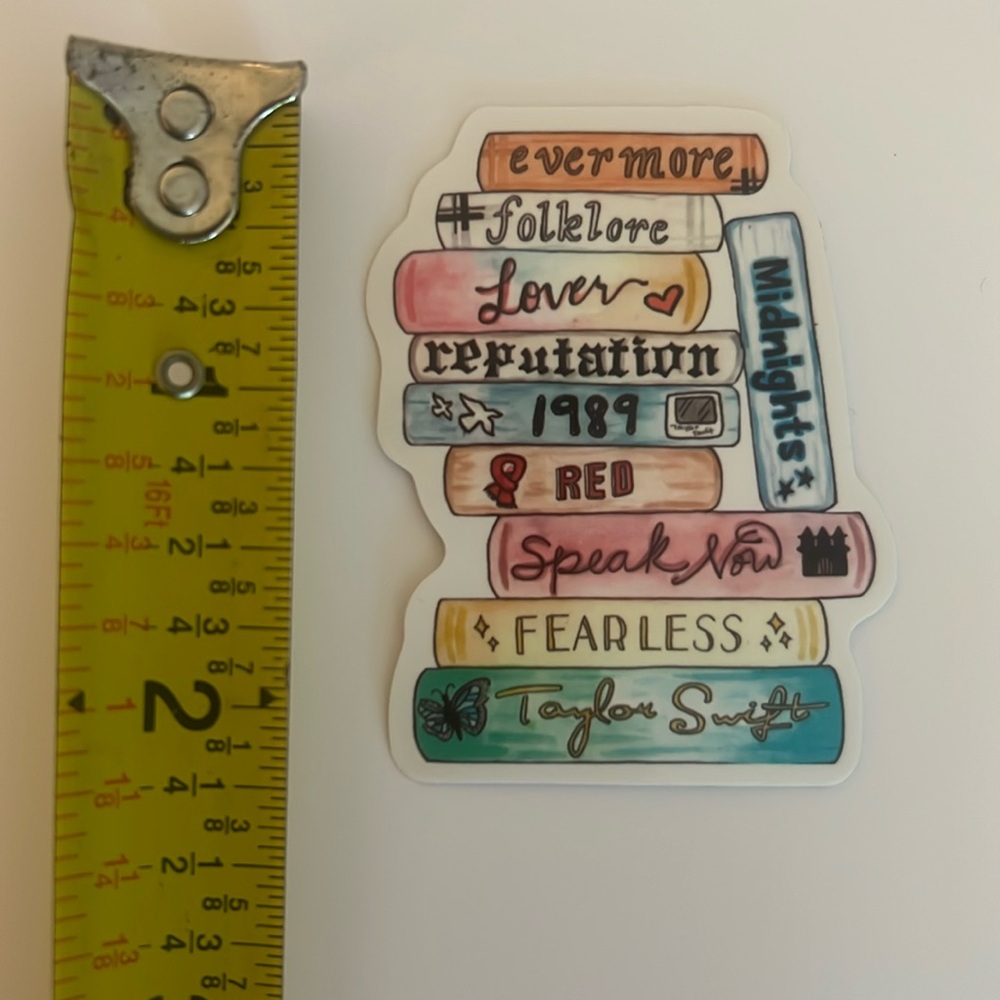 Taylor Swift Inspired Vinyl Sticker